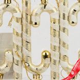 Маленькое фото 5: Набор украшений «Конфеты» 6шт. (пластик), 11,5х4см, золотой