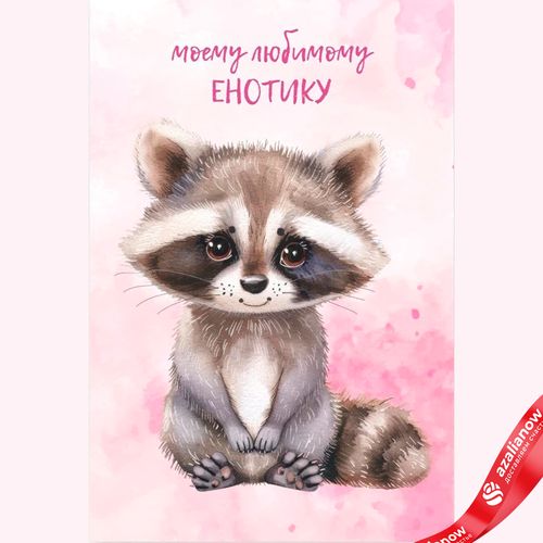 Открытка «Моему любимому енотику», 10х15 см