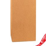 Маленькое фото 3: Пакет подарочный для вина (крафт), 11,5х35,5х9см, натуральный