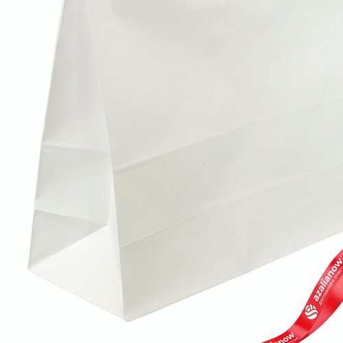 Фото 3: Пакет подарочный (крафт), 35х45x15см, белый