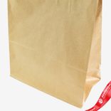 Маленькое фото 4: Пакет подарочный (крафт), 45х35x15см, натуральный