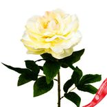 Маленькое фото 4: Пион искусственный (пластик), 71см, белый