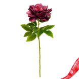 Маленькое фото 1: Пион искусственный (пластик), 71см, темно-розовый