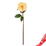 Маленькое фото 1: Пион искусственный (пластик), 75см, белый