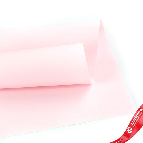 Пленка, матовая, 50 см, 10 м, нежно-розовый