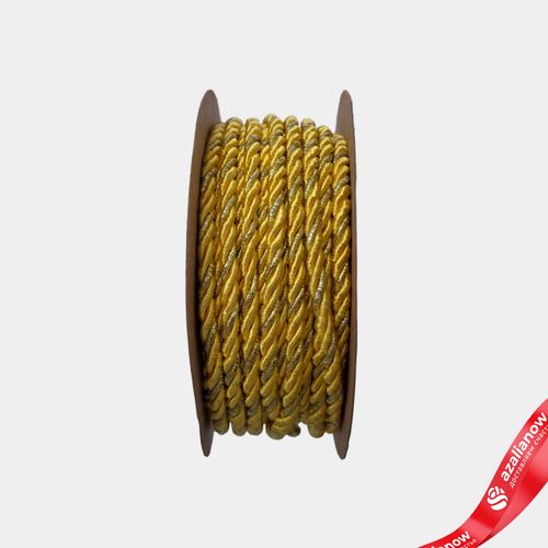 Шнур декоративный 3 мм 10 м, золотой