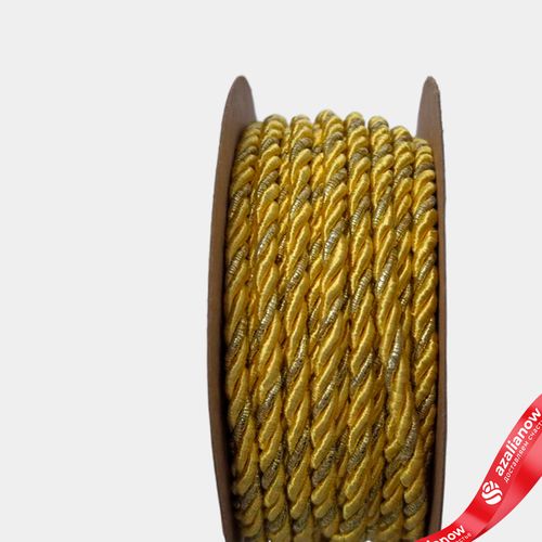 Фото 2: Шнур декоративный 3 мм 10 м, золотой