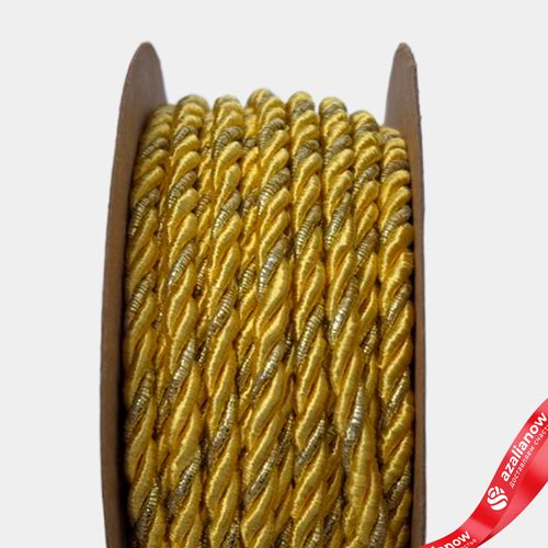 Фото 4: Шнур декоративный 3 мм 10 м, золотой