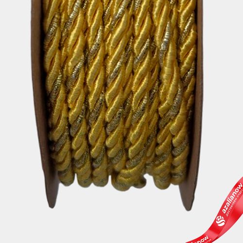 Фото 5: Шнур декоративный 3 мм 10 м, золотой