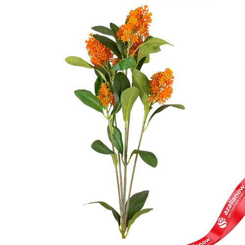 Фото 5: Скимия искусственная (пластик), 81см, оранжевый