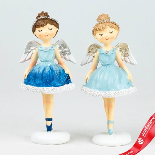 Сувенир «Ангел» (полирезин), Н12х5,5х4,5см, в асс., синий