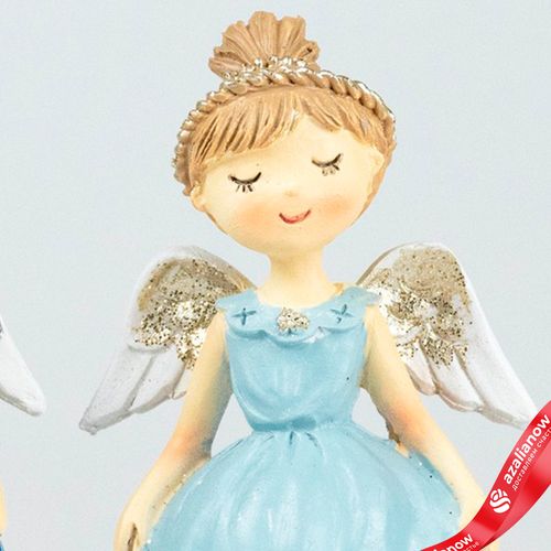 Фото 5: Сувенир «Ангел» (полирезин), Н12х5,5х4,5см, в асс., синий