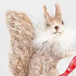 Маленькое фото 2: Сувенир «Белка» (полирезин), Н12,5х10,5х6,5см, серый