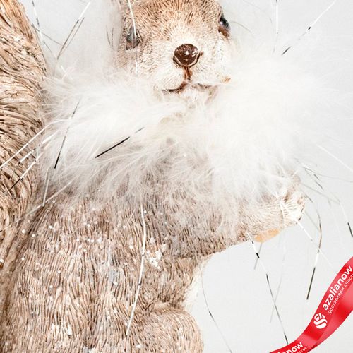 Фото 3: Сувенир «Белка» (полирезин), Н12,5х10,5х6,5см, серый