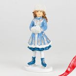 Маленькое фото 1: Сувенир «Девочка на коньках» (полирезин), Н18х8х7см, синий