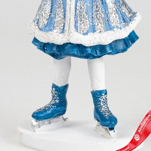 Фото 5: Сувенир «Девочка на коньках» (полирезин), Н18х8х7см, синий