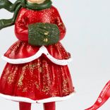 Маленькое фото 3: Сувенир «Девочка» (полирезин), Н12х5,5х5см, красный