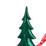 Маленькое фото 2: Сувенир «Елочка» (керамика), Н23х14х6см, зеленый