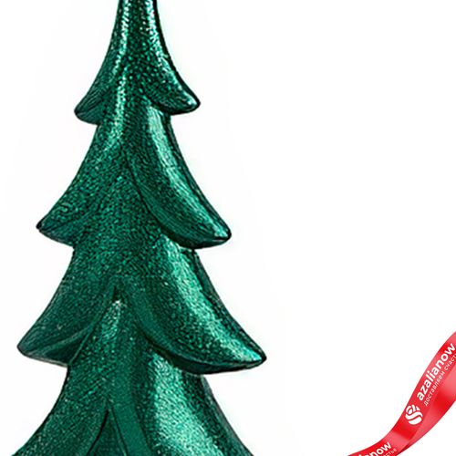 Фото 3: Сувенир «Елочка» (керамика), Н23х14х6см, зеленый