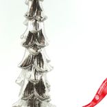 Маленькое фото 3: Сувенир «Елочка» (керамика), Н37х14х11,5см, серебряный
