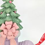 Маленькое фото 3: Сувенир «Елочка в сапожке» (полирезин), Н19,5х7,5х10см, сиреневый