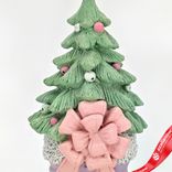 Маленькое фото 4: Сувенир «Елочка в сапожке» (полирезин), Н19,5х7,5х10см, сиреневый