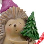 Маленькое фото 3: Сувенир «Ежик» (полирезин), H11,5х7х7,5см, коричневый/розовый