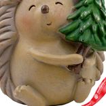 Маленькое фото 5: Сувенир «Ежик» (полирезин), H11,5х7х7,5см, коричневый/розовый