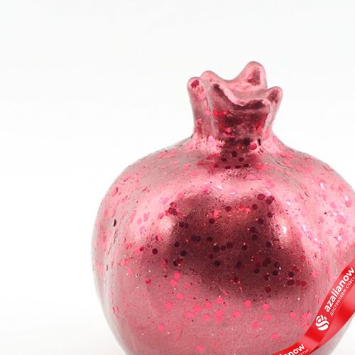 Фото 4: Сувенир «Гранат» (керамика), Н11х10х9,5см, красный