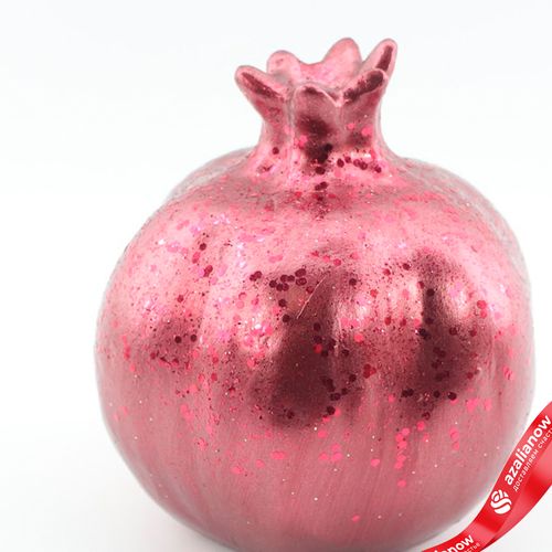 Фото 2: Сувенир «Гранат» (керамика), Н14,5х14х13см, красный