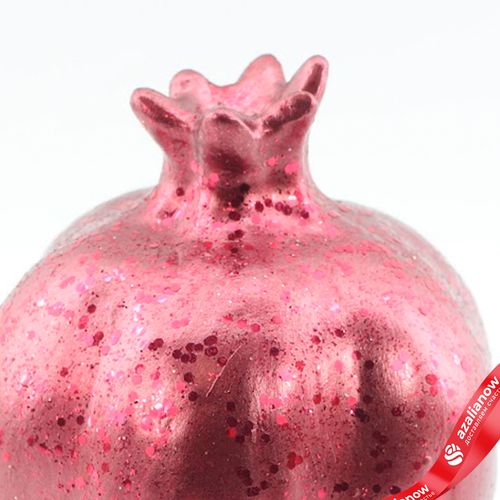 Фото 4: Сувенир «Гранат» (керамика), Н14,5х14х13см, красный