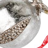 Маленькое фото 3: Сувенир «Гранат» (полирезин), Н7х13,5см, серебряный