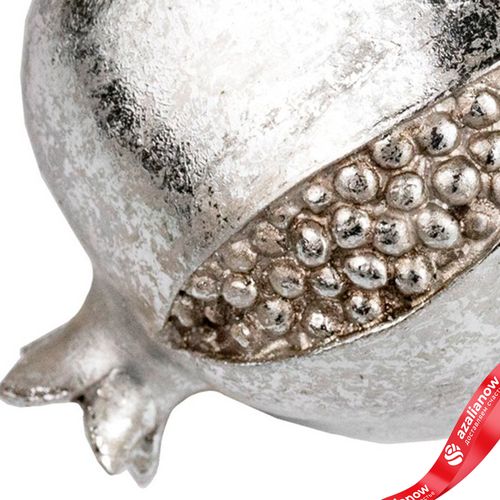 Фото 5: Сувенир «Гранат» (полирезин), Н8х18см, серебряный