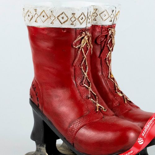 Фото 2: Сувенир «Коньки» (полирезин), Н18,5х19х11,5см, красный