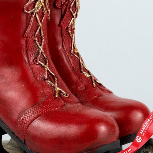 Фото 3: Сувенир «Коньки» (полирезин), Н18,5х19х11,5см, красный