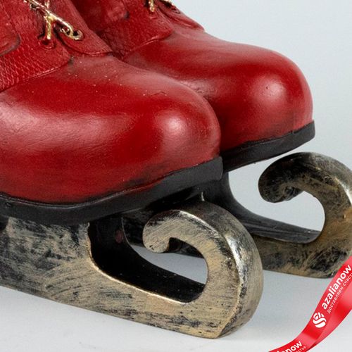Фото 5: Сувенир «Коньки» (полирезин), Н18,5х19х11,5см, красный