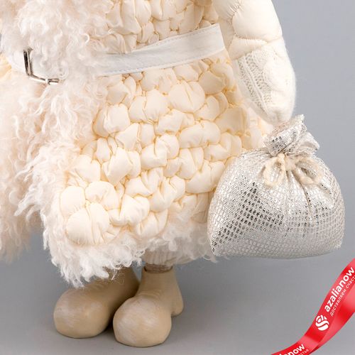 Фото 3: Сувенир «Лось Мальчик», Н48х31х19см, кремовый