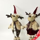 Маленькое фото 2: Сувенир «Лось Мальчик/Девочка», Н46х16х16см, в асс., красный