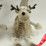 Маленькое фото 5: Сувенир «Лось Мальчик/Девочка сидящий», Н48х18х18см, в асс., коричневый