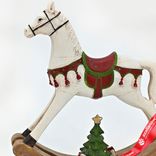 Маленькое фото 2: Сувенир «Лошадка» (полирезин), Н13,8х3,5х12,8см, красный