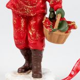 Маленькое фото 5: Сувенир «Мальчик с корзинкой» (полирезин), Н12,5х7х5см, красный