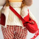 Маленькое фото 5: Сувенир «Мальчик с сумкой», Н42х25х17см, красный