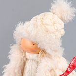 Маленькое фото 3: Сувенир «Мальчик в куртке», Н42х31х19см, кремовый