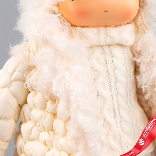 Фото 5: Сувенир «Мальчик в куртке», Н42х31х19см, кремовый