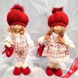 Маленькое фото 1: Сувенир «Мальчик/Девочка», H38х15х10см, в асс., красный