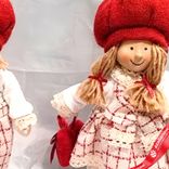 Маленькое фото 3: Сувенир «Мальчик/Девочка», H38х15х10см, в асс., красный