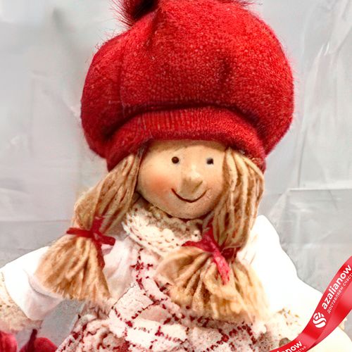 Фото 5: Сувенир «Мальчик/Девочка», H38х15х10см, в асс., красный