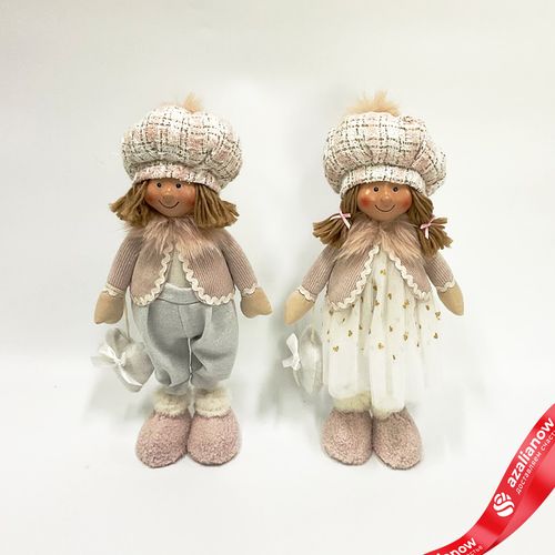 Сувенир «Мальчик/Девочка», H38х15х10см, в асс., розовый