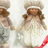 Маленькое фото 3: Сувенир «Мальчик/Девочка», H38х15х10см, в асс., розовый