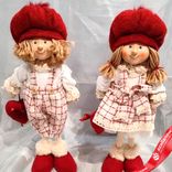 Маленькое фото 1: Сувенир «Мальчик/Девочка», H49х21х16см, в асс., красный